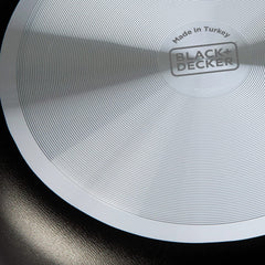 Black+Decker, 16cm Non-Stick Saucepan with Lid, BXSSP16BME