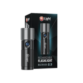 Mr. Light  Rechargeable Flashlight 2.3-1060 Lumens with Telescopic Zoom Function, BAZOOKA23