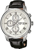 Casio, Men’s Watch  Beside Collection Analog, White Dial Black Leather Band, BEM-511L-7AVDF