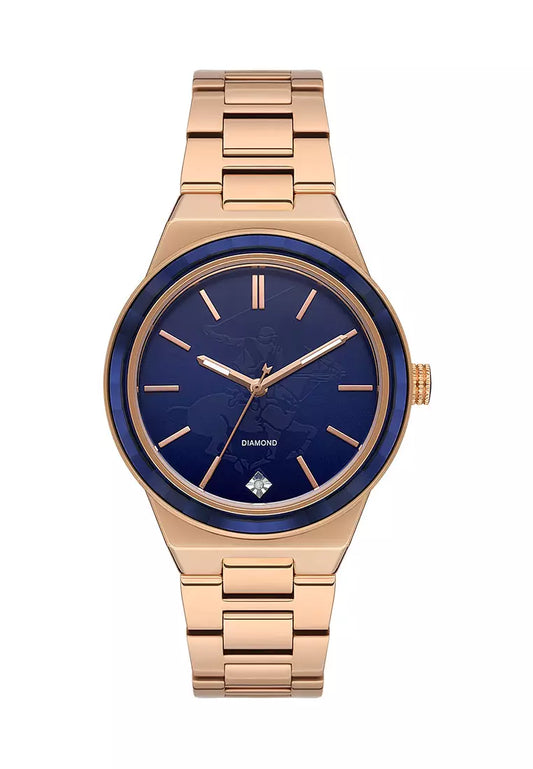Beverly Hills Polo Club, Men's, Analog Watch, Blue Dial, with Stainless Steel Band, BH-BP3584X.490