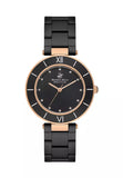 Beverly Hills Polo Club Women's Watch, Analog, Black Dial, Black Stainless Steel Strap, BP3586X.450