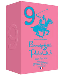 Beverly Hills Polo Club Sport 9 Eau De Toilette For Women 100ml, BHPC5051