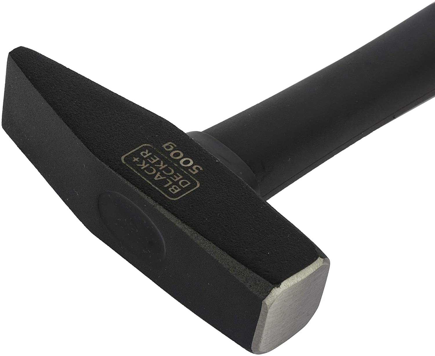 Black+Decker, Bimaterial Fiberglass Handle Metal DIN Hammer, BDHT51395
