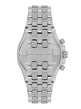 Beverly Hills Polo Club Men's Multifunction Watch with Dark Green Dial and Silver Stainless Steel Band, BP3051X.370