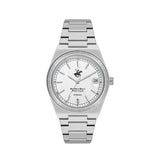 Beverly Hills Polo Club Women's Watch, Analog, Silver Dial, Silver Stainless Steel Strap, BP3562C.330