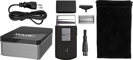 Wahl Consumer 3 Pin Travel Shaver, 3615-1027 Compact & Rechargeable Shaver for On-the-Go Grooming