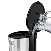 Black+Decker, 10 Cup Coffee Maker, Stainless Steel Finish, Anti-Drip, Keep Warm Function DCM750S