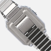 Casio Vinatge Unisex Watch Digital White Dial With Silver Stainless Steel Band, CA-500WE-7BDF