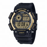 Casio Men's Watch Digital, Black Dial Black Resin Strap, AE-1400WH-9AVDF