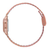 Casio Women's watch, Rose Gold Dial Rose Gold Stainless Steel Strap, LA-11WR-5ADF