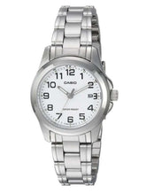Casio Women's Watch Analog, White Dial Silver Stainless Steel Strap, LTP-1215A-7B2DF product image