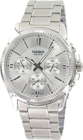 Casio Men's Watch Analog, Silver Dial Silver Stainless Steel Strap, MTP-1375D-7AVDF product image