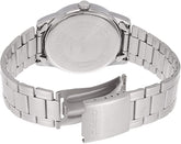 Casio Men's Watch Analog, Black Dial Silver Stainless Steel Strap, MTP-V001D-1BUDF