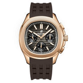 Beverly Hills Polo Club Men's Analog Watch, Brown Dial Multi-Function With Brown Silicon Strap, BP3211X.462