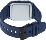 Casio Unisex Calculator Digital Watch, Black Dial Blue Resin Strap, CA-53WF-2BDF