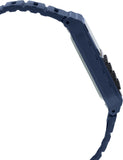 Casio Unisex Calculator Digital Watch, Black Dial Blue Resin Strap, CA-53WF-2BDF