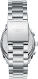Lee Cooper Men's Multifunction Watch with Dark Blue Dial and Stainless Steel Band, LC08348.391