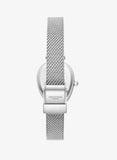 Lee Cooper Women's Analog Watch with White Mother Of Pearl Dial and Silver Mesh Band, LC08360.320