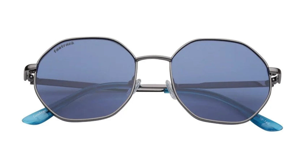 Fastrack Women's Round Sunglasses, Blue Lens, UV protected, M274BL1 - image 2