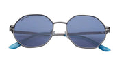 Fastrack Women's Round Sunglasses, Blue Lens, UV protected, M274BL1 - image 2
