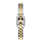 Lee Cooper Women's Analog Watch with White Mother Of Pearl Dial and Silver/Gold Stainless Steel Band, LC08385.220