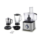 Zen 7-in-1 Functions Food Processor 600W, ZFR690S | hopping, Shredding, Dough Making, Slicing, Citrus Juicing, Blending