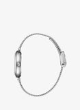 Lee Cooper Women's Analog Watch with White Mother Of Pearl Dial and Silver Mesh Band, LC08360.320