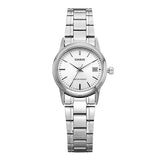 Casio, Women’s Watch Analog, Silver Dial Silver Stainless Band, LTP-V002D-7AUDF