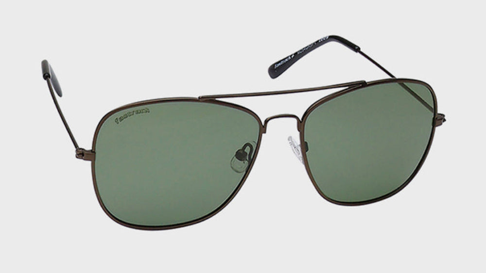 Fastrack Unisex Aviator Sunglasses, Green Lens, UV protected, M254GR8P - image 4