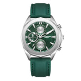 Lee Cooper, Men's, Analog Watch, Green Dial, with Leather Band, LE-LC07990.377