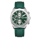 Lee Cooper, Men's, Analog Watch, Green Dial, with Leather Band, LE-LC07990.377