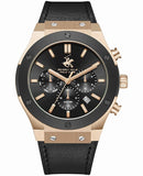Beverly Hills Polo Club Men's Multifunction Watch with Black Dial and Black Beverly Hills Polo Club and Silicone Band, BP3690X.451