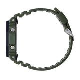 G-Shock Men's Watch Analog & Digital Combo, Black Dial Green Resin Band,GA-2110SU-3ADR