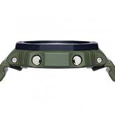 G-Shock Men's Watch Analog & Digital Combo, Black Dial Green Resin Band,GA-2110SU-3ADR