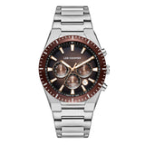 Lee Cooper, Men's, Analog Watch, Silver Dial, with Stainless Steel Band, LE-LC08100.340