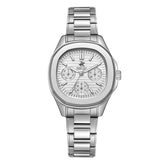 Beverly Hills Polo Club Women's Watch Analog Silver Dial with Silver Stainless Steel Band, BP3700C.330