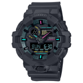 G-Shock Men's Watch Analog-Digital, Black Dial Black Resin Band, GA-700MF-1ADR