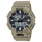G-Shock Men's Watch Analog-Digital Dial with Beige Resin Band, GA-010-5ADR