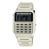 Casio Calculator Unisex Watch Digital Dial with Beige Resin Strap, CA-53WB-8BDF