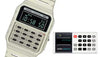 Casio Calculator Unisex Watch Digital Dial with Beige Resin Strap, CA-53WB-8BDF