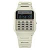 Casio Calculator Unisex Watch Digital Dial with Beige Resin Strap, CA-53WB-8BDF
