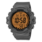 Casio Men's Digital Watch Orange Dial With Black Resin Band,AE-1500WHC-8AVDF