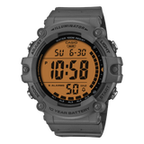 Casio Men's Digital Watch Orange Dial With Black Resin Band,AE-1500WHC-8AVDF