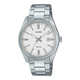 Casio Men's Watch Analog White Dial With Stainless Steel Band, MTP-1302DA-7AVDF