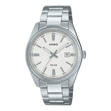 Casio Men's Watch Analog White Dial With Stainless Steel Band, MTP-1302DA-7AVDF