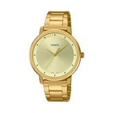 Casio, Women’s Watch Analog, Gold Dial Gold Stainless Steel, LTP-B115G-9EVDF