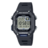 Casio Bluetooth Step Tracker Men's Watch Digital Dial With Black Resin Strap, WS-B1000-1AVDF