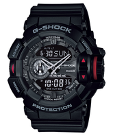 G-Shock Men's Watch Analog-Digital, Black Dial Black Resin Band, GA-400-1BDR
