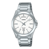 Casio Men's Watch Analog White Dial With Stainless Steel Band, MTP-1370D-7A3VDF
