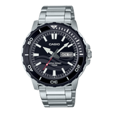 Casio, Men’s Watch Sport Collection Analog, Black Dial Black Resin Band, MTD-125D-1A1